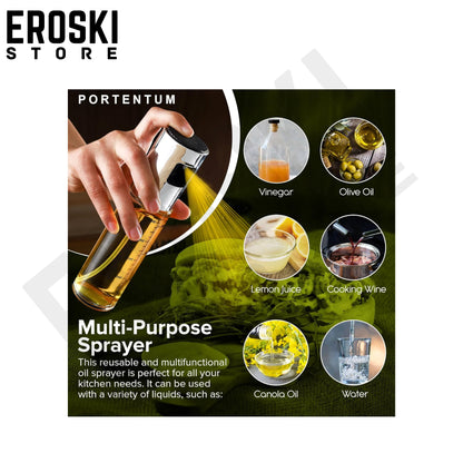 PORTENTUM Premium Oil Sprayer for Kitchen and Air Frye