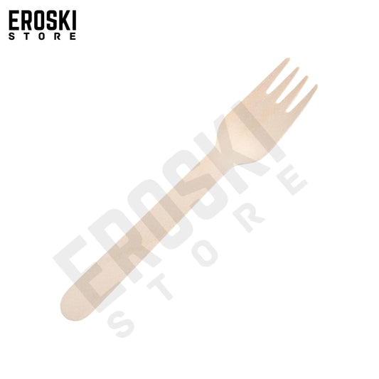 ABENA Gastro-Line 16cm Wooden Disposable Forks