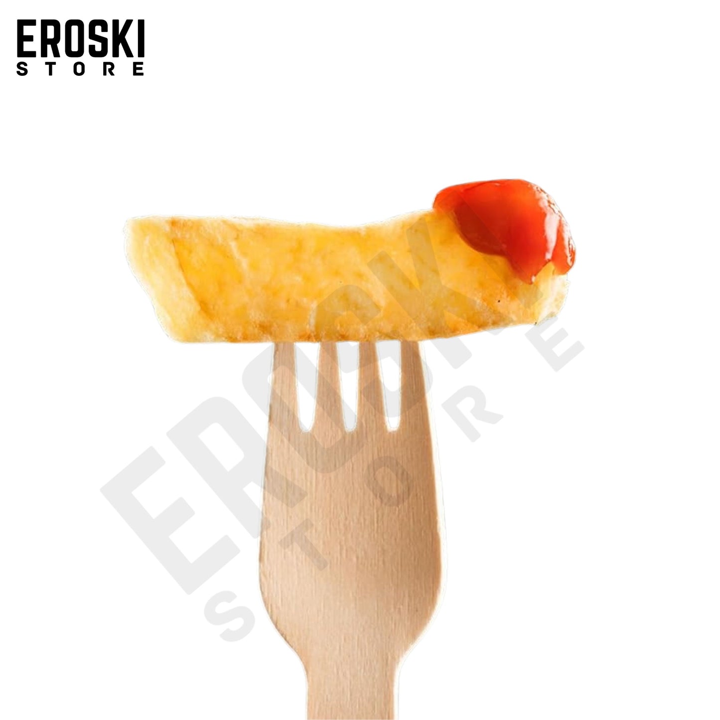 ABENA Gastro-Line 16cm Wooden Disposable Forks