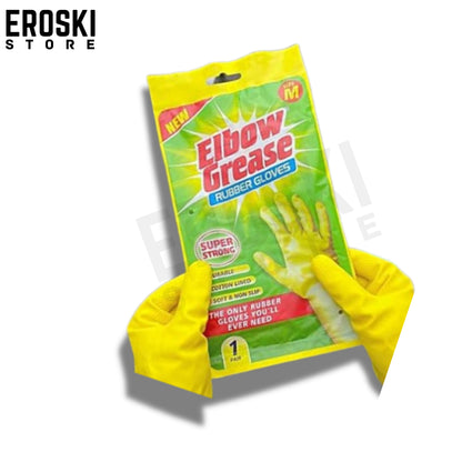 Elbow Grease Rubber Gloves Cotton Lined